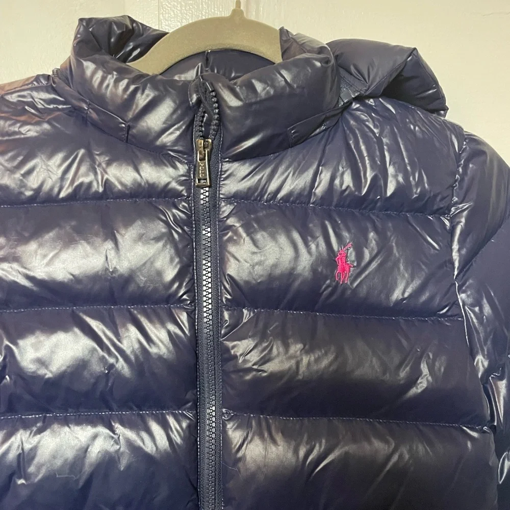 Polo Ralph Lauren insulated puffer jacket girls size M (8/10)